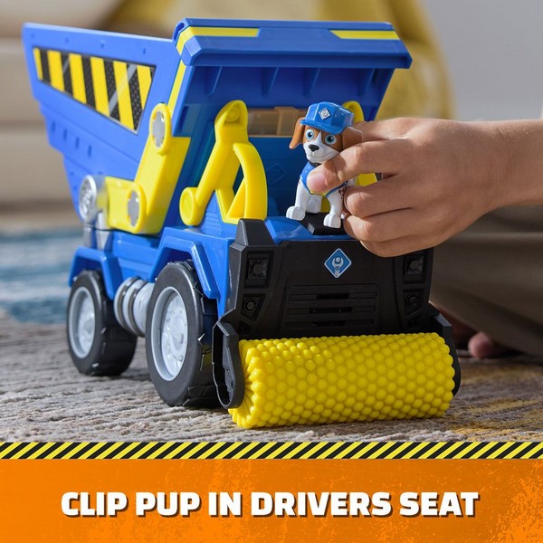 Продукт Paw Patrol Rubble and Crew Уийлър - Строителна машина със звукови и светлинни ефекти и кученце - 0 - BG Hlapeta