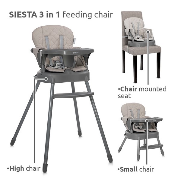 Продукт Lorelli SIESTA - Стол за хранене 3в1 - 0 - BG Hlapeta