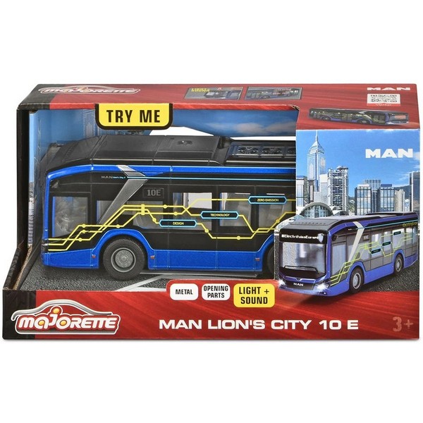 Продукт Majorette MAN Lion's City 10 E - Метален автобус - 0 - BG Hlapeta