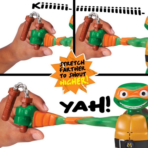 Продукт TMNT Микеланджело - Костенурка нинджа Пълен Хаос разтеглива фигура - 0 - BG Hlapeta