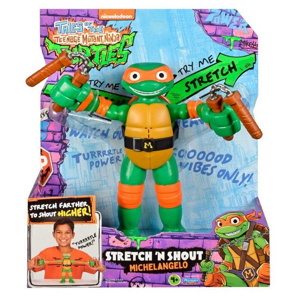 Продукт TMNT Микеланджело - Костенурка нинджа Пълен Хаос разтеглива фигура - 0 - BG Hlapeta