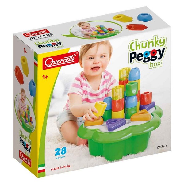 Продукт QUERCETTI Chunky Peggy Box - Конструктор 28ч. - 0 - BG Hlapeta