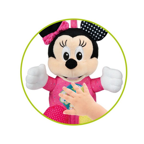 Продукт CLEMENTONI BABY Minnie Mouse - Плюшена играчка със звук и светлина - 0 - BG Hlapeta