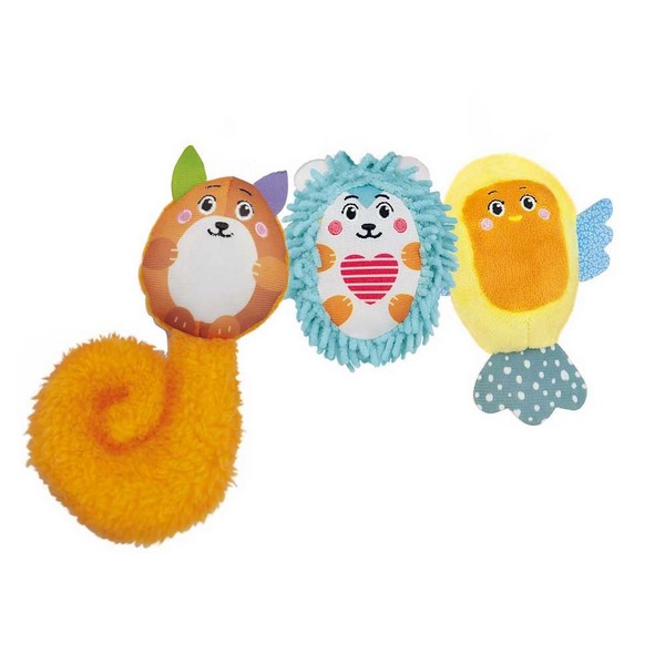 Продукт CLEMENTONI BABY Happy Animals - Мека дрънкалка спирала за количка - 0 - BG Hlapeta