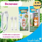 Brush-Baby - Електрическа четка за зъби с USB захранване и 2 бр. резервни глави WildOnes от 0 до 10+ години Продукт Brush-Baby - Електрическа четка за зъби с USB захранване и 2 бр. резервни глави WildOnes от 0 до 10+ години - 7 - BG Hlapeta