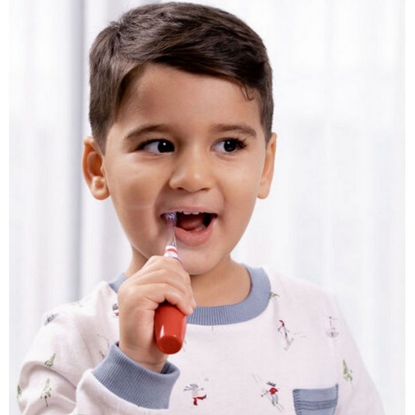 Продукт Brush-Baby KidzSonic - Електрическа четка за зъби с USB захранване и 1 резервна глава 3+ години - 0 - BG Hlapeta