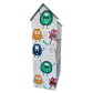 Продукт GINGER HOME - Детска етажерка MONSTER, Синя за съхранение на играчки и книжки - 10 - BG Hlapeta