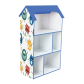 Продукт GINGER HOME - Детска етажерка MONSTER, Синя за съхранение на играчки и книжки - 20 - BG Hlapeta