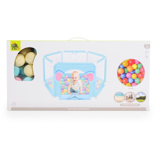 Продукт Moni toys - Кошара за игра 146 см с 50 топки - 0 - BG Hlapeta