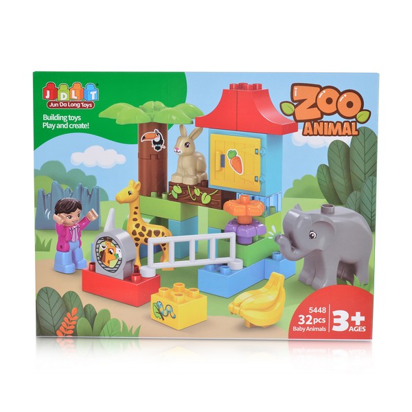 Продукт JDLT Zoo - Конструктор 32 части - 0 - BG Hlapeta