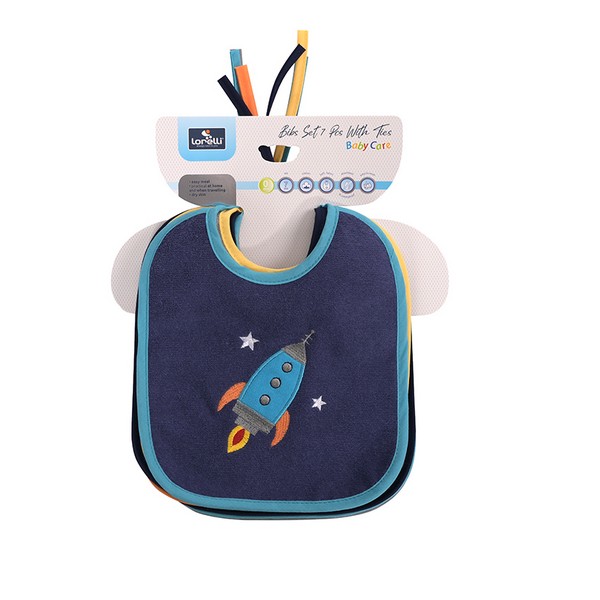 Продукт Baby Care - Лигавник с вързалки 7 броя, асортимент - 0 - BG Hlapeta