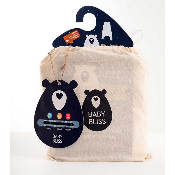Продукт BabyBliss BlissJump - Спален чувал с крачета от органичен памук - 2.5 тог за температура 16-20 градуса - 0 - BG Hlapeta