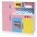 GINGER HOME - Детска Кухня,  Дървена Играчка за Ролеви Игри с Цветен Дизайн, 90x30x90 см
