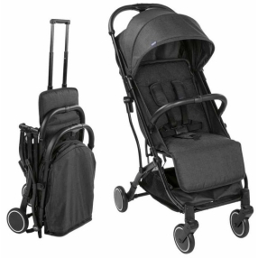 Chicco Trolley Me - Сгъване с една ръка, тип книга.Функция тип куфар. Включва борд и дъждобран . 7.1 кг."
