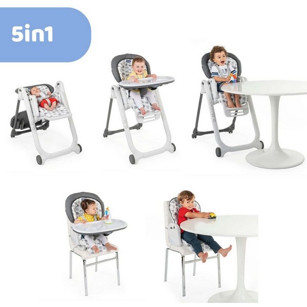 Продукт Chicco Polly Progress Столче за хранене 5в1 - 0 - BG Hlapeta