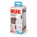NUK Perfect Match Дъга - Стъклено шише 120мл. със силиконов биберон за хранене S, 0+мес.