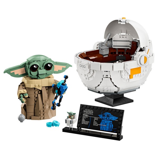 Продукт LEGO Star Wars - Грогу с летяща количка, 1048 елемента - 0 - BG Hlapeta