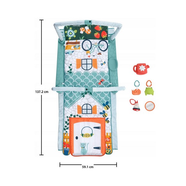 Продукт Fisher Price пълзи и играй - Активна гимнастика 3в1 - 0 - BG Hlapeta