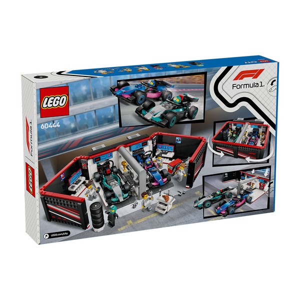 Продукт LEGO City - Гараж от F1 с коли Mercedes-AMG и Alpine, 678 елемента - 0 - BG Hlapeta
