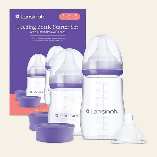 Lansinoh NaturalWave - Комплект Шишета с биберон