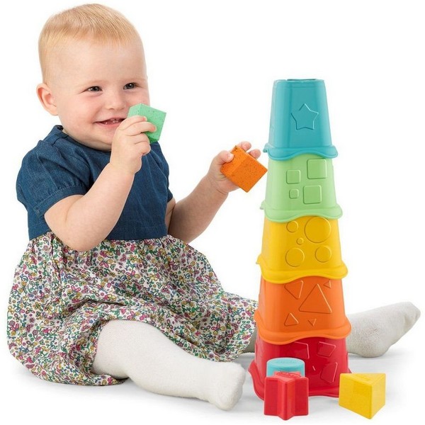 Chicco Кула с чаши - Детска играчка 2 в 1, 10 части Продукт Chicco Кула с чаши - Детска играчка 2 в 1, 10 части - 0 - BG Hlapeta