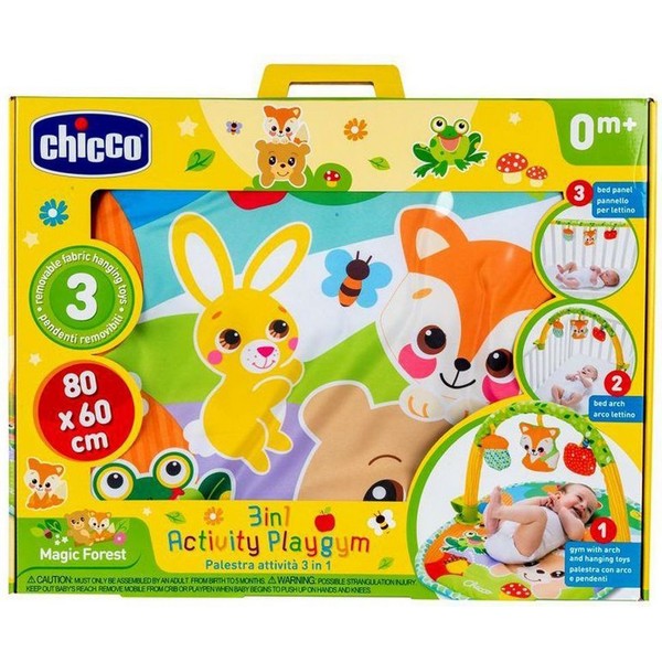 Продукт Chicco Magic Forest - Активна гимнастика 3 в 1 - 0 - BG Hlapeta