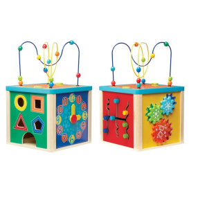 AcoolToy куб - Многофункционална дървена играчка