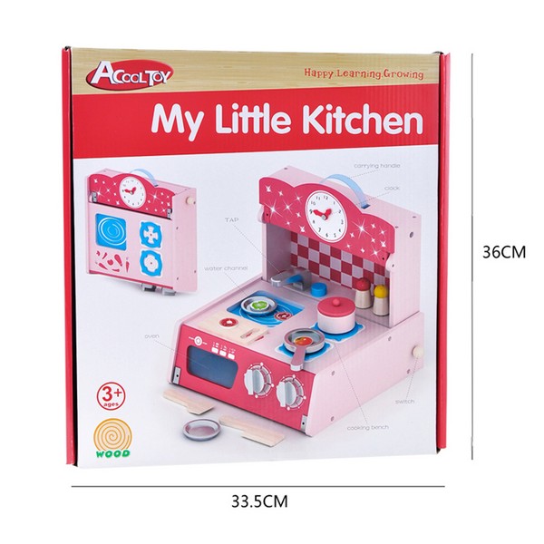 Продукт AcoolToy - Малка дървена кухня - 0 - BG Hlapeta