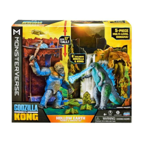 MONSTERVERSE GODZILLA x KONG - Битката в Кухата земя с диорама