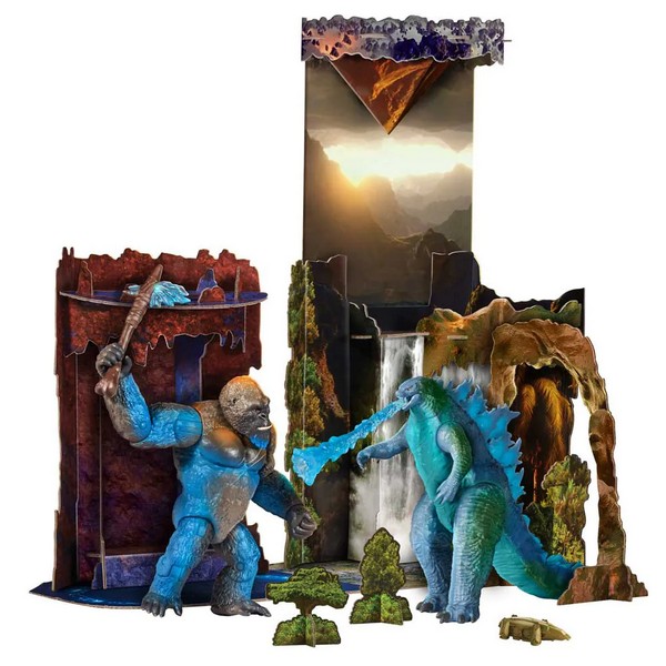 Продукт MONSTERVERSE GODZILLA x KONG - Битката в Кухата земя с диорама - 0 - BG Hlapeta