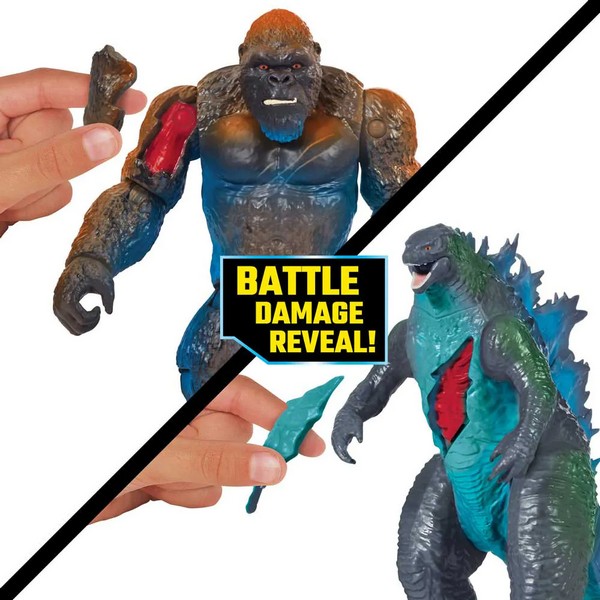 Продукт MONSTERVERSE GODZILLA x KONG - Битката в Кухата земя с диорама - 0 - BG Hlapeta