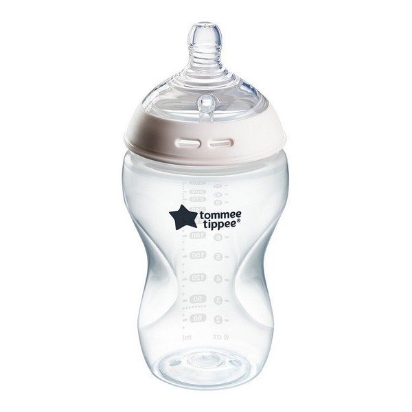 Продукт Tommee Tippee Natural Start - Комплект от 2 броя бебешки шишета за хранене САМОСТЕРИЛИЗИРАЩО, 340 мл, с биберон със среден поток 3м+ - 0 - BG Hlapeta