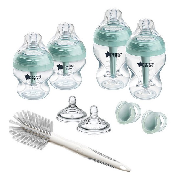 Tommee Tippee - Комплект за новородено Advanced Anti-Colic + четка за шишета