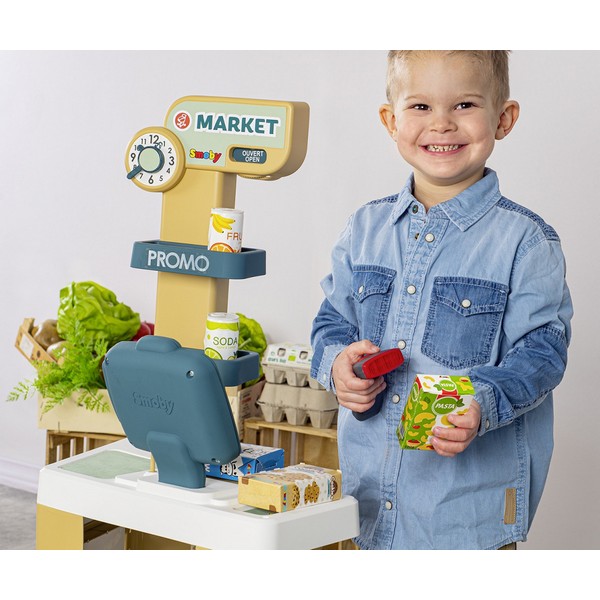 Продукт Smoby - Супермаркет с аксесоари и количка за пазаруване - 0 - BG Hlapeta