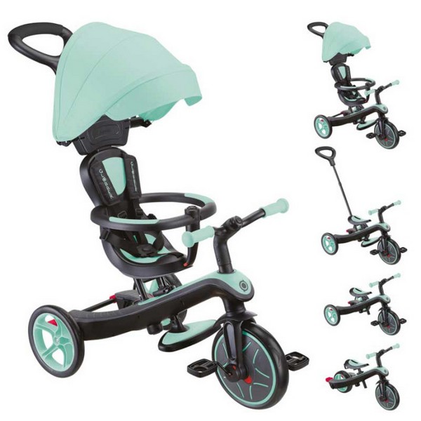Продукт GLOBBER EXPLORER TRIKE - Триколка 4 в 1 със сенник - 0 - BG Hlapeta