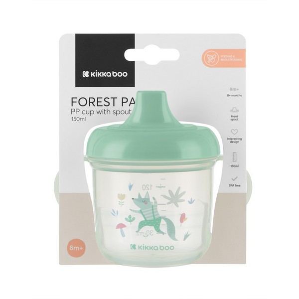 Продукт Kikkaboo Forest Party - Чаша с твърд накрайник 150мл - 0 - BG Hlapeta