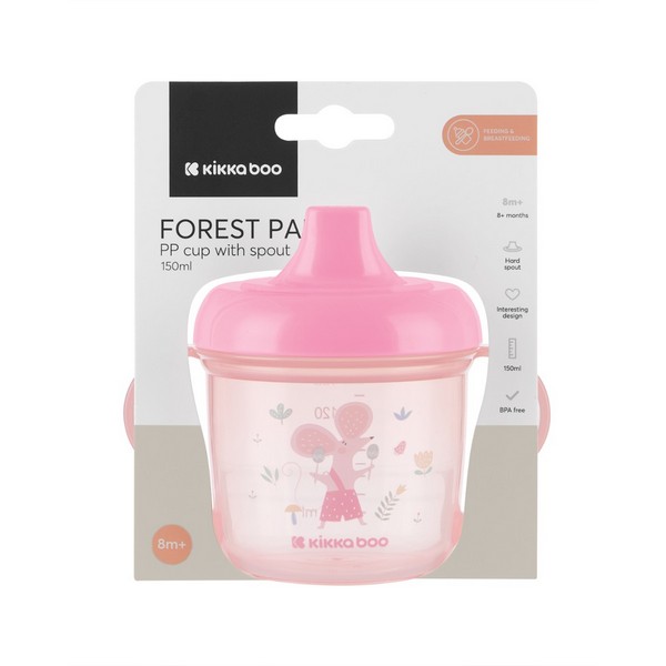 Продукт Kikkaboo Forest Party - Чаша с твърд накрайник 150мл - 0 - BG Hlapeta