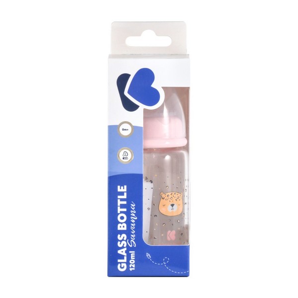 Продукт Kikkaboo Savanna - Шише стъклено 120мл - 0 - BG Hlapeta