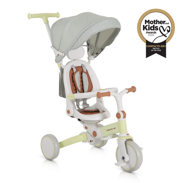 Byox Compacto - Сгъваема детска триколка 3в1