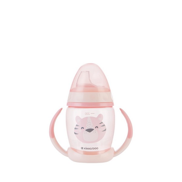 Продукт Kikkaboo Happy face - Чаша със силиконов накрайник 200мл - 0 - BG Hlapeta