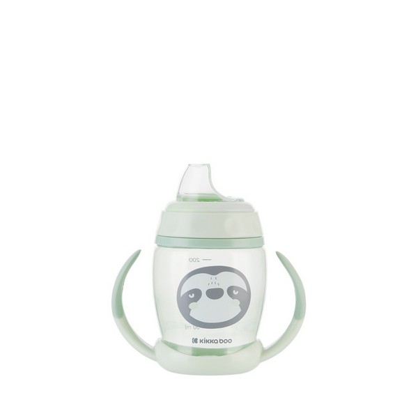 Продукт Kikkaboo Happy face - Чаша със силиконов накрайник 200мл - 0 - BG Hlapeta