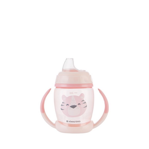 Продукт Kikkaboo Happy face - Чаша със силиконов накрайник 200мл - 0 - BG Hlapeta