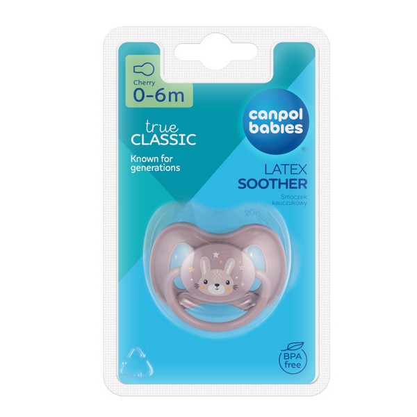 Продукт CANPOL ANIMALS - Каучукова залъгалка с форма на черешка, 0-6м - 0 - BG Hlapeta