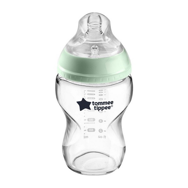 Продукт Tommee Tippee - Стъклено шише за хранене EASI VENT 250 мл 0м+ (1бр./оп) - 0 - BG Hlapeta