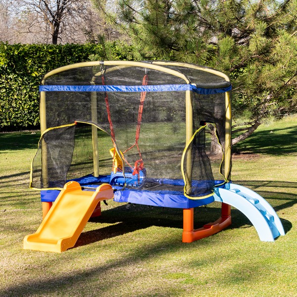 Chipolino Playground - Голям батут 200 см. с пързалка