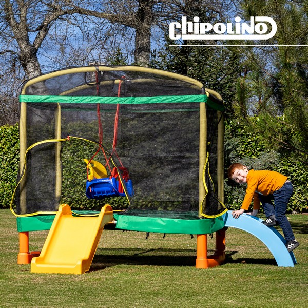Продукт Chipolino Playground - Голям батут 200 см. с пързалка - 0 - BG Hlapeta