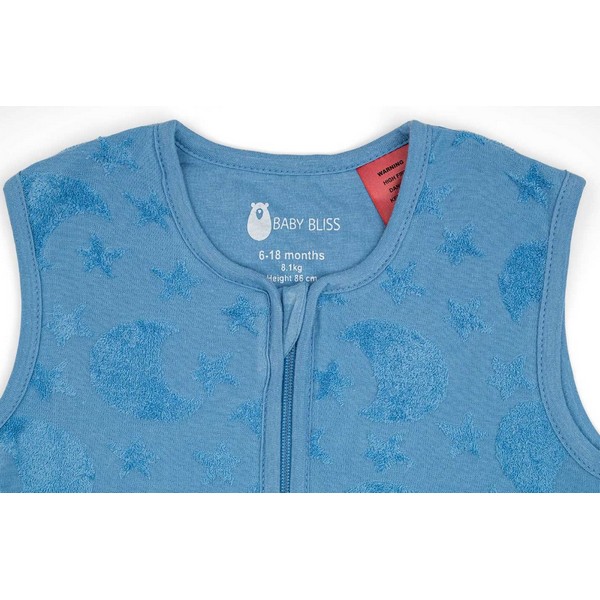 Продукт BabyBliss BlissSac Take me to the Moon - Спален чувал от органичен памук, 2.5 тог за температура 16-20 C - 0 - BG Hlapeta