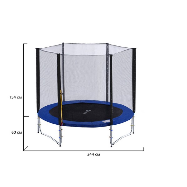 Продукт Byox 244см (8ft) - Батут с външна мрежа - 0 - BG Hlapeta