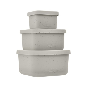 Kikkaboo Platinum Silicone - Сет кутии за храна 3 бр.
