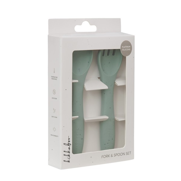 Продукт Kikkaboo Platinum Silicone - Сет вилица и лъжица - 0 - BG Hlapeta